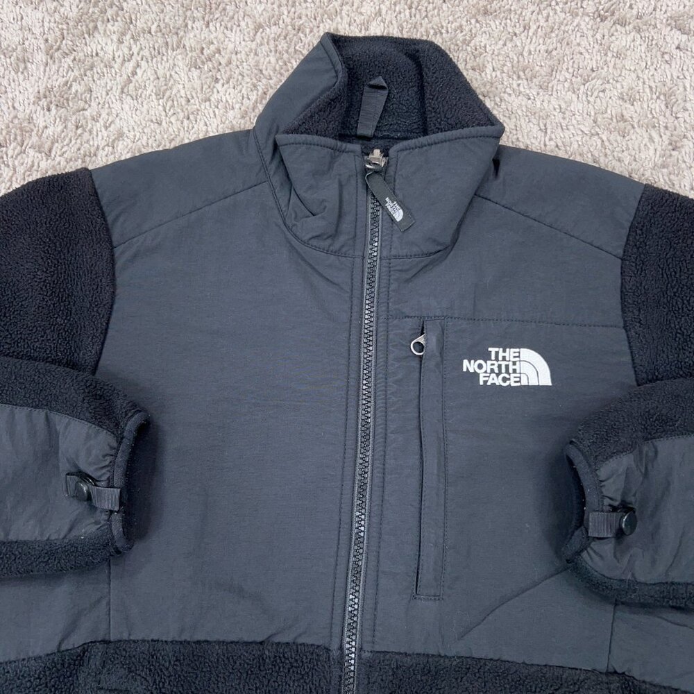 The North Face Sweater Womens Extra Small Black Denali Cozy Fleece Jacket Hike - Picture 3 of 14